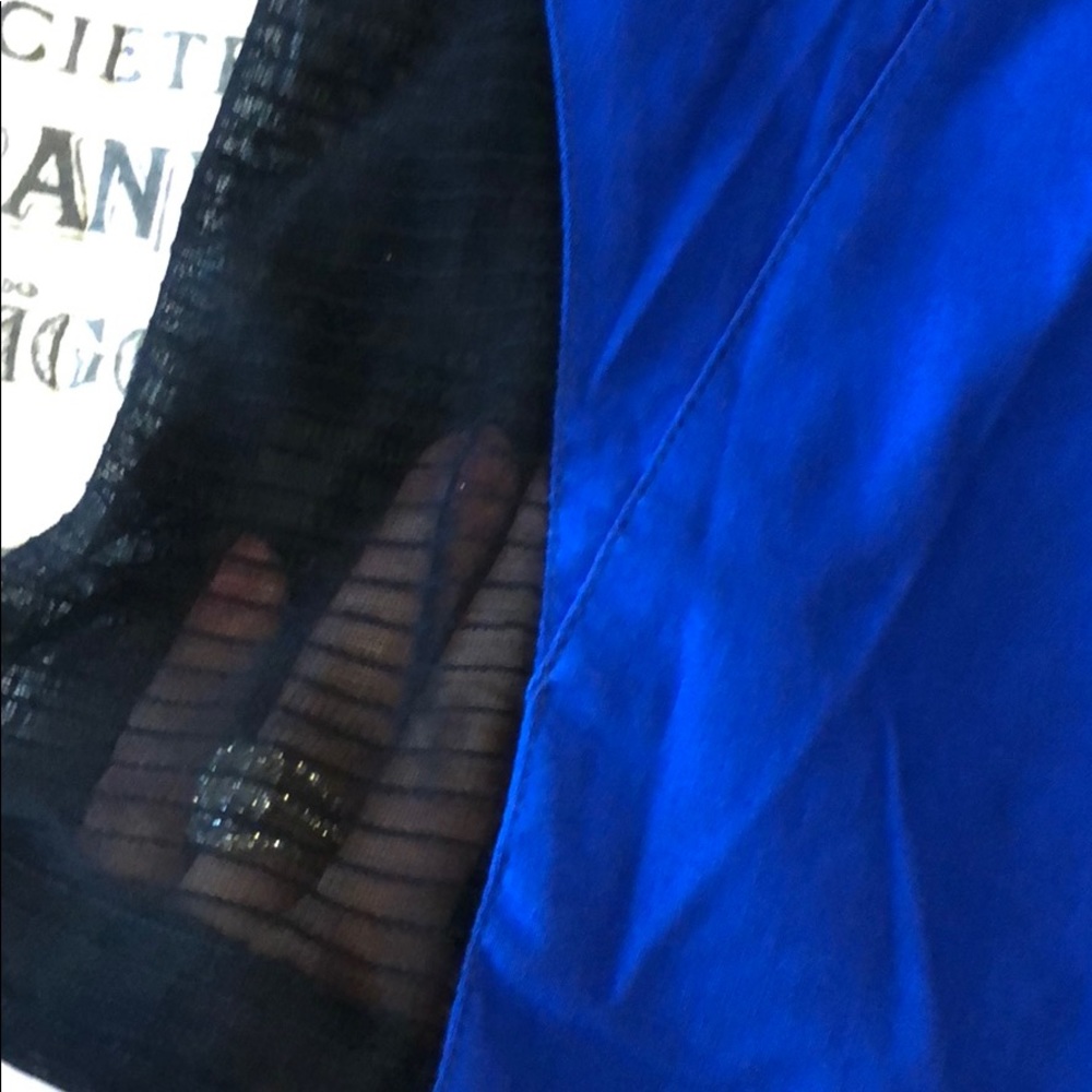 ASOS Sheer Panel Mini Dress - Picture 2 of 4